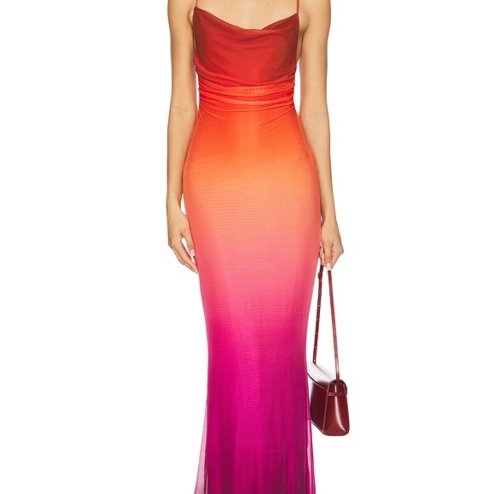 Elegant Ombre Maxi Dress